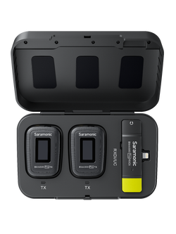 Saramonic Blink500 Pro B4 ไมโครโฟนไร้สาย คลื่น2.4GHz สำหรับอุปกรณ์ที่รองรับ Lightning (1ตัวรับ2ส่ง)