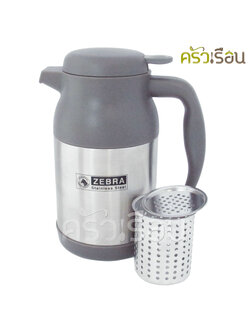 ZEBRA กระติกน้ำ สุญญากาศ มีไส้กรอง ตราหัวม้าลาย 112932 112933 112934 กระติกเก็บน้ำร้อน