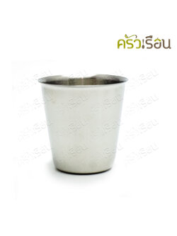 SPHINX BRAND ถ้วยน้ำ สเตนเลส 304 ความจุ 7 ออนซ์ ขนาด Ø 7.4 x 7.6 ซม. ตราสฟิ้งค์ M010 แก้วน้ำ ไม่มีหู