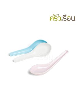 Unica หรือ VANDA ช้อนสั้น เมลามีน ตรามือ SP931 ขนาด 12 x 4.3 ซม. ราคาต่อชิ้น ช้อนข้าว