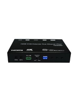 4K HDMI/USB KVM OVER IP/FIBER EXTENDER WITH POE (TX UNIT)