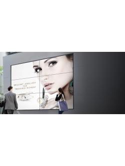 65 นิ้ว ultra narrow bezel lcd video wall for conference room
