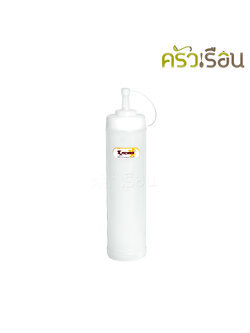 Reangwa Standard ขวดบีบ พลาสติก RW9349 ขาว 27 ออนซ์ / 850 ml. 7 x 29.2 ซม. ขวดบีบซอส ขวดนมข้น ขวดบีบนมข้นคอกว้าง SQUEEZER BOTTLE