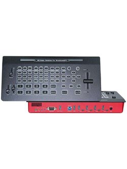 DeviceWell HDS7308: เครื่องผสมสัญญาณวิดีโอ 8 ช่อง (4x HDMI + 4x Type-C) พร้อม T-Bar, USB3.0 Streaming และบันทึกในตัว สำหรับ Live Production