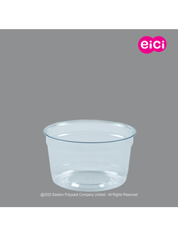 eici ถ้วยขนม 100 g. 50 ใบ ความจุ 280 ml. 9.5 x 5.38 ซม. พลาสติก PET (F95) ตราอีซี่ ถ้วยอีซี่ ถ้วยใส โรงงานเดียวกับ epp