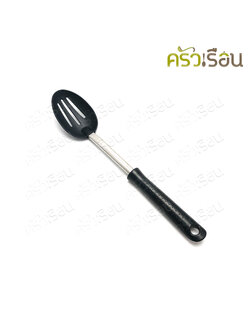 ZEBRA ทัพพีโปร่ง Nylon Healthy 34 x 6.6 CM. ตราหัวม้าลาย 103102