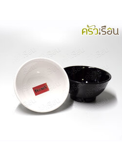 Figures [ราคาต่อใบ] ชามกลม เมลามีน ทรงญี่ปุ่น B740 ชาม ถ้วย ชามข้าว ชามโคม