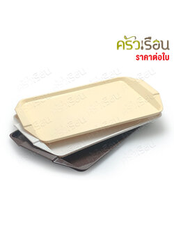 Figures [ราคาต่อใบ] T129 ถาดเสิร์ฟ พลาสติก abs เกรด A 13" x 20" ตราฟิกเกอร์ ถาด ถาดพลาสติก