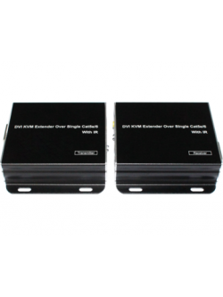 DVI KVM Extender 50m Sigle Cat5e/6