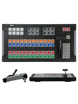 X-keys XKE-124 T-Bar Keyboard with Video Switcher Key Set