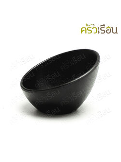 SUMO ถ้วยกลม ขอบเอียง เมลามีน สีดำ 4 นิ้ว JB132-4 ถ้วยน้ำจิ้ม ขอบเฉียง ถ้วยค๊อกเทล