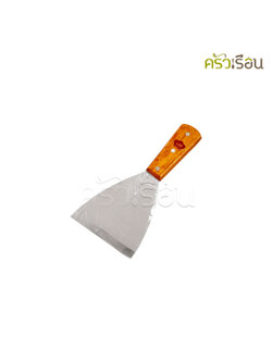 US ตะหลิวสเต็ก ด้ามไม้ 10 x 21 ซม. LD-92 ตะหลิวเทปัน ตะหลิวเครป แซะขนม แซะโตเกียว แซะเครป เกรียง เกรียงสเตนเลส