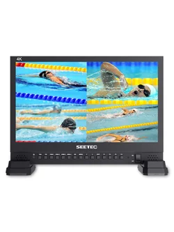 SEETEC 4K156-9HSD จอภาพ 15.6 นิ้ว 4K UHD สำหรับ Director และ Broadcast พร้อม 3G-SDI และ 4x HDMI Multi-Input Quad Display