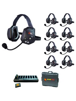 EARTEC Evade XTreme EVxT9 Wireless Headset System อินเตอร์คอมไรัสาย 2.4 Ghz.