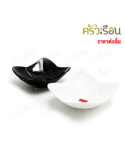 FIGURES ชาม เมลามีน สี่เหลี่ยม ขอบเว้า 7 นิ้ว [ ราคาต่ออัน ] B457-7