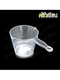 ถ้วยตวง ด้ามยาว พลาสติกใส PS มีสเกล 16 Oz. / 500 ml.