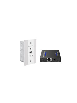 LENKENG LKV565US 4K@60Hz HDR HDMI ™Wall-Plate Extender
