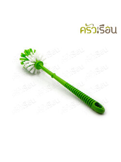 Toilet brush, round head, plastic handle, 38 cm. TB09