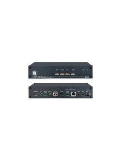 Kramer 692 4K60 4:2:0 HDMI MM/SM Fiber Optic Receiver with USB, Ethernet, RS–232, IR & Stereo Audio De–embedding over Ultra–Reach HDBaseT 2.0