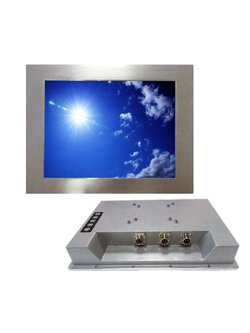 จอภาพ Sihovision รุ่น SL12W: 12 นิ้ว Full IP65 Waterproof Resistive Touch Screen ความสว่าง 1500 Nits