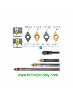 เม็ดแกะสลัก 60 องศา สำหรับด้าม 60 องศา