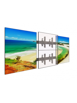 Eagles Mounts 2X3 Displays Video Wall Mount With Push In Pop Out Arms