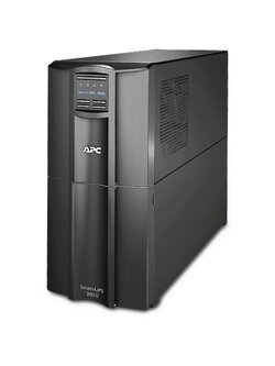 APC Smart-UPS, Line Interactive, 3kVA, Tower, 230V, 8x IEC C13+2x IEC C19 outlets, SmartConnect Port+SmartSlot, AVR, LCD SMT3000IC