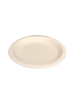 GRACZ ยกลัง จาน กลม มีขอบ P011 ขนาด 7 นิ้ว 1000 ใบ ไบโอชานอ้อย