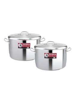 ZEBRA Sauce Pot Set 36 cm, 2 pcs. H 22 cm. Capacity 21.5 L. / pot 185510