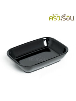 Figures ถ้วยน้ำจิ้ม เหลี่ยม เมลามีน 3x4 นิ้ว D884-4 [ 10 x 7.5 x 2.3 ซม. ]