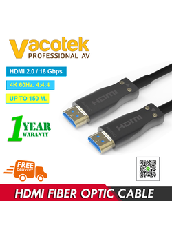 HDMI Fiber Optic Cable Up to 4K (Indoor) พร้อมส่ง