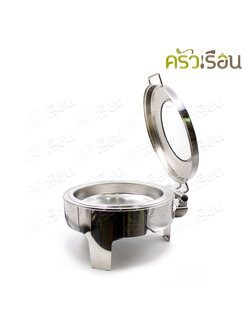 FOFO ชุดอ่างอุ่นอาหาร ทรงกลม ฝากระจก ปิดอัตโนมัติ 6 ลิตร SA7321G