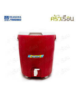 Reangwa Standard, round cooler with faucet, red, 16 liters, 32 x 38.5 cm. RW0334, Insulated Cooler