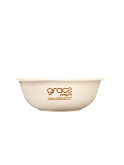 GRACZ ยกลัง ชามกลม L038 ขนาด 6.5 นิ้ว / 875 มล. 1000 ใบ ไบโอชานอ้อย