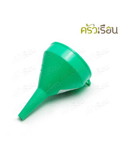SAHACHAI กรวยกรอกน้ำ พลาสติก คละสี เล็ก 8 x 12.5 ซม. No.22-1 ไม่มีกรอง