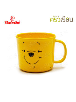 Flowerware แก้วน้ำ มีหู หมีพูห์ 3 นิ้ว สูง 6.8 ซม. ลาย Pooh all about me 1 C2392-3