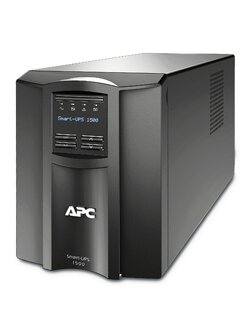 APC Smart-UPS, Line Interactive, 1500VA, Tower, 230V, 8x IEC C13 outlets, SmartConnect Port+SmartSlot, AVR, LCD SMT1500IC