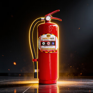 ถังดับเพลิง "ผงเคมีแห้ง" ถังสีแดง เกรด A (FireRate 4A5B 6A20B 10A20B 10A40B)