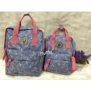 กระเป๋าเป้ผ้าสะพายหลัง Mumu ผ้าเคลือบกันน้ำ (ใหญ่)