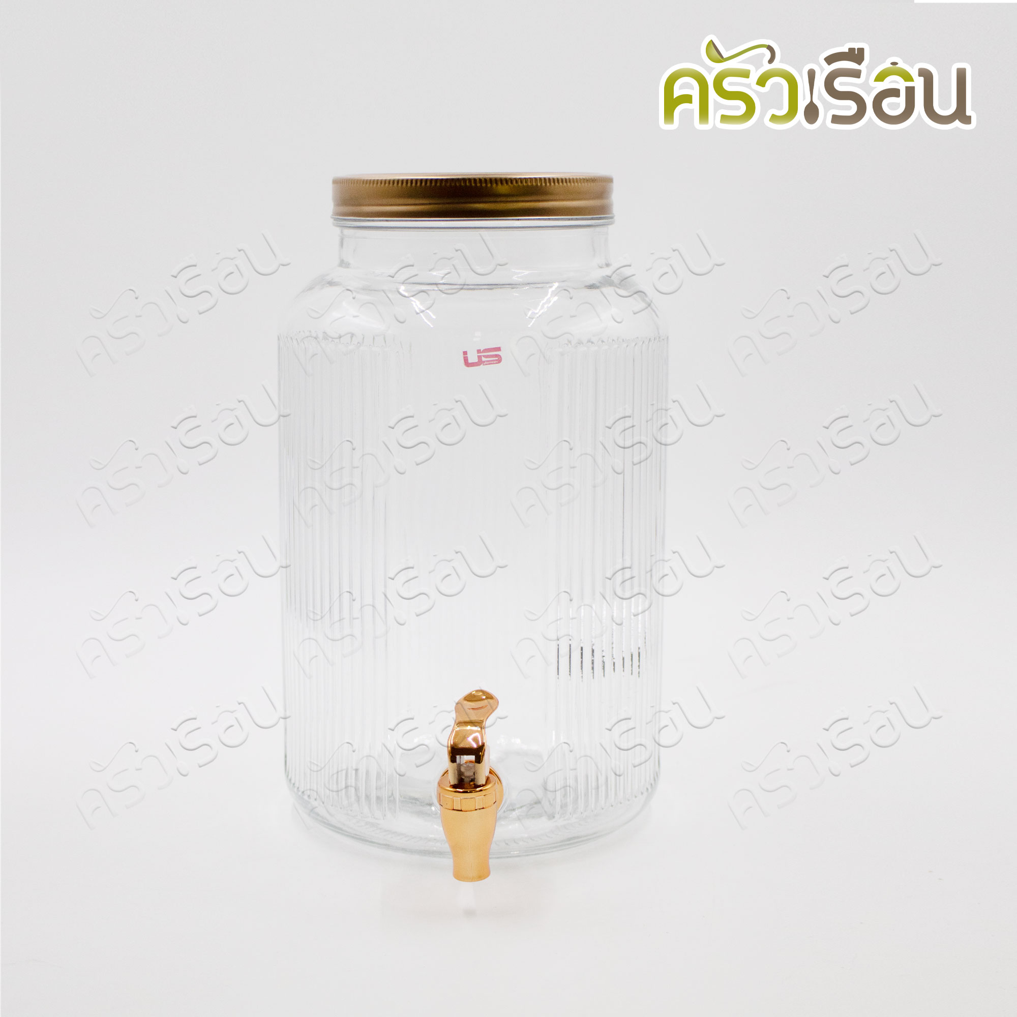 US โหลจ่ายน้ำผลไม้ 6 ลิตร 17.5 x 30 ซม. โรสวู้ด HS-066