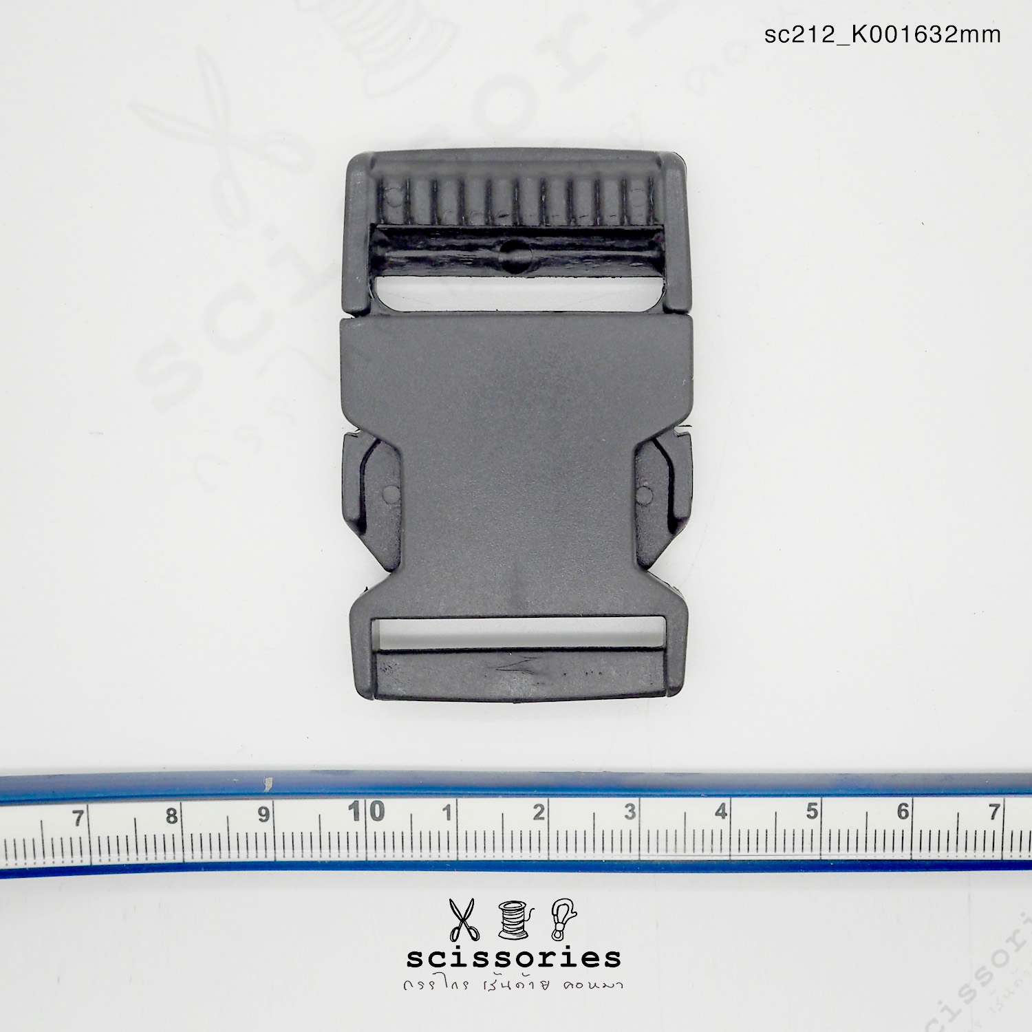 ตัวล็อค 32mm พลาสติกสีดำ10 ตัว