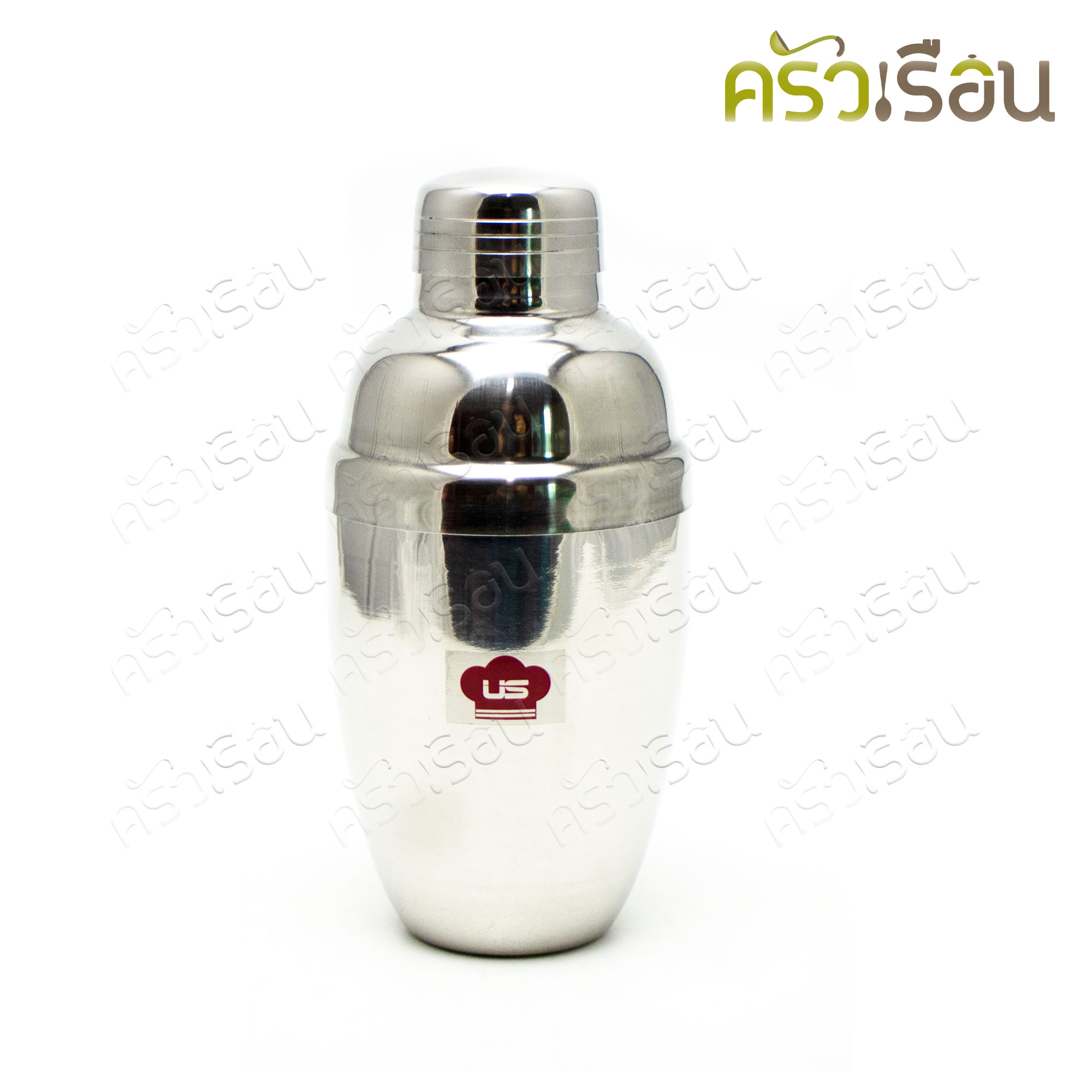 US เชคเกอร์ ผสมเครื่องดื่ม สเตนเลส 350 มล. 7.5 x 16.5 ซม. SS-350 shaker bottle ขวดเชค