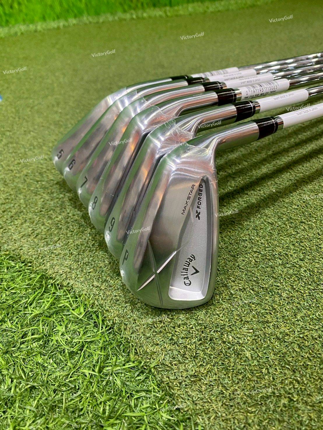 Iron Callaway X FORGED MAX STAR+ 5-9, Pw ( 6 pcs. ) ( N.S. Pro 950GH Neo/ S / 98g. ) , ( Recoil Dart/ S / 69g. ) Model 2024