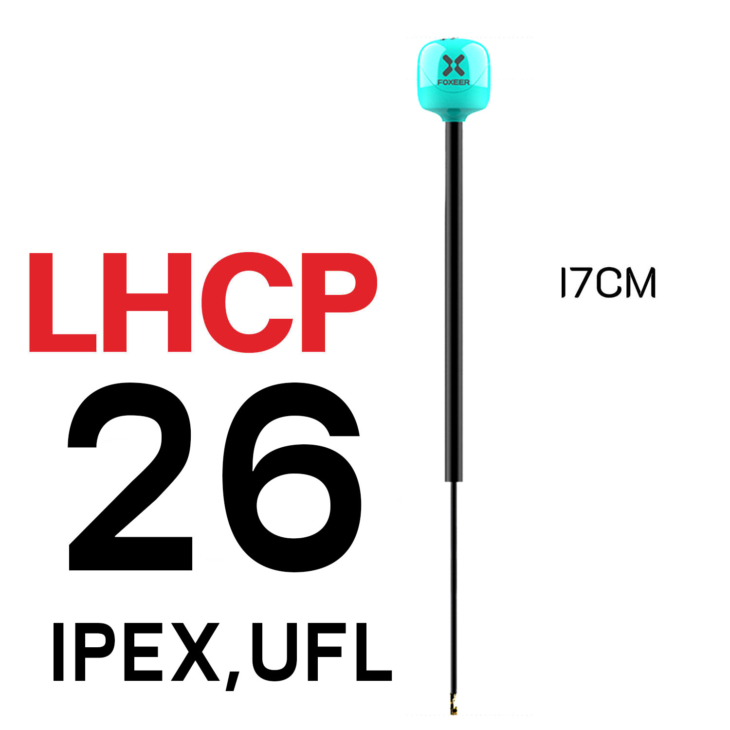 Foxeer Lollipop 4 LHCP Plus High Quality 5.8G 2.6dBi FPV Omni LDS Antenna อุปกรณ์โดรน Drone