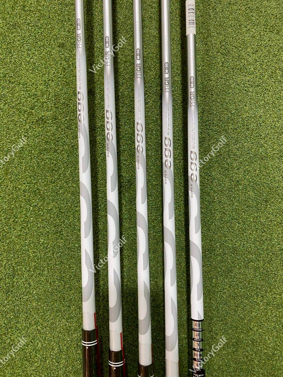 Iron set PRGR Super Egg Evolution 7-9, Pw, Aw ( 5 pcs. ) (M-30 Ladies) New Model 2024 หน้าเด้งเกินกฏ !