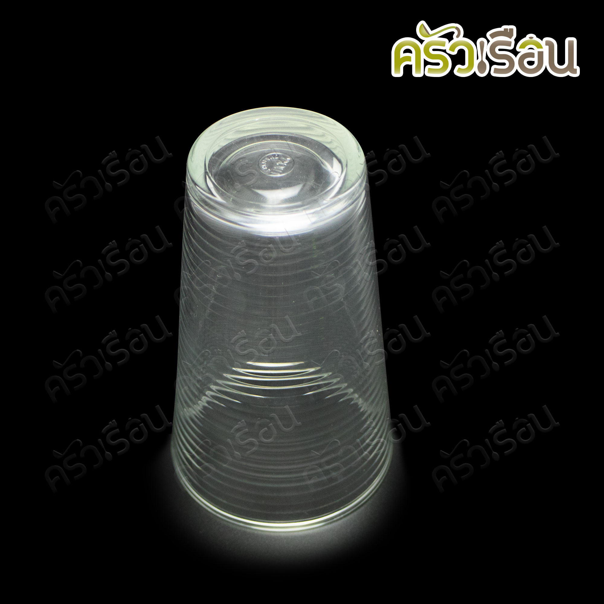LUCKY GLASS แก้วน้ำ โนวา ลายริ้ว ทรงสูง 16 ออนซ์ (460 ml.) V-Series Ring Tumbler LG-125316 TD 87 x BD 58 x H 145 mm.