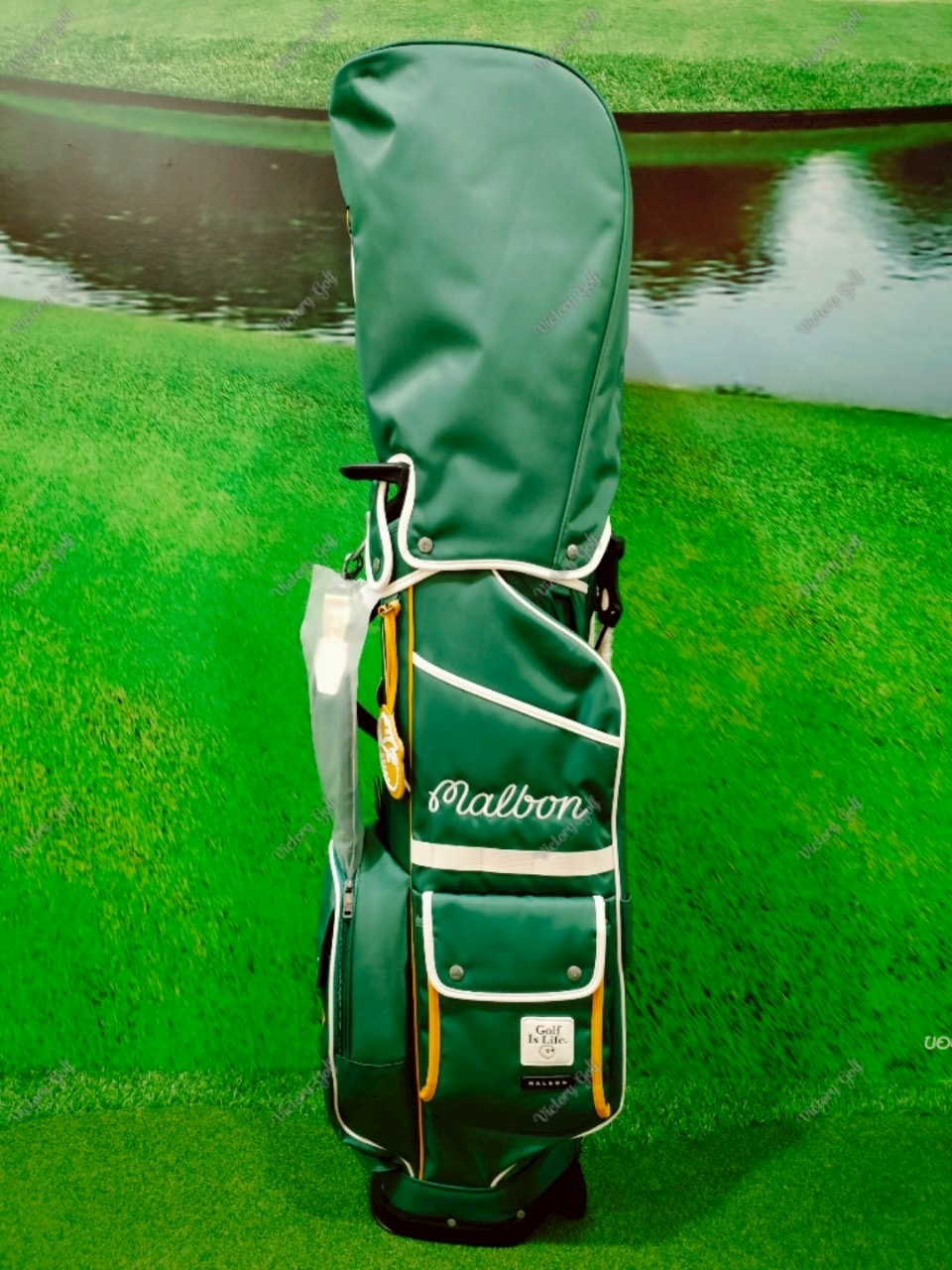 Stand Bag Malbon Golf Green Color