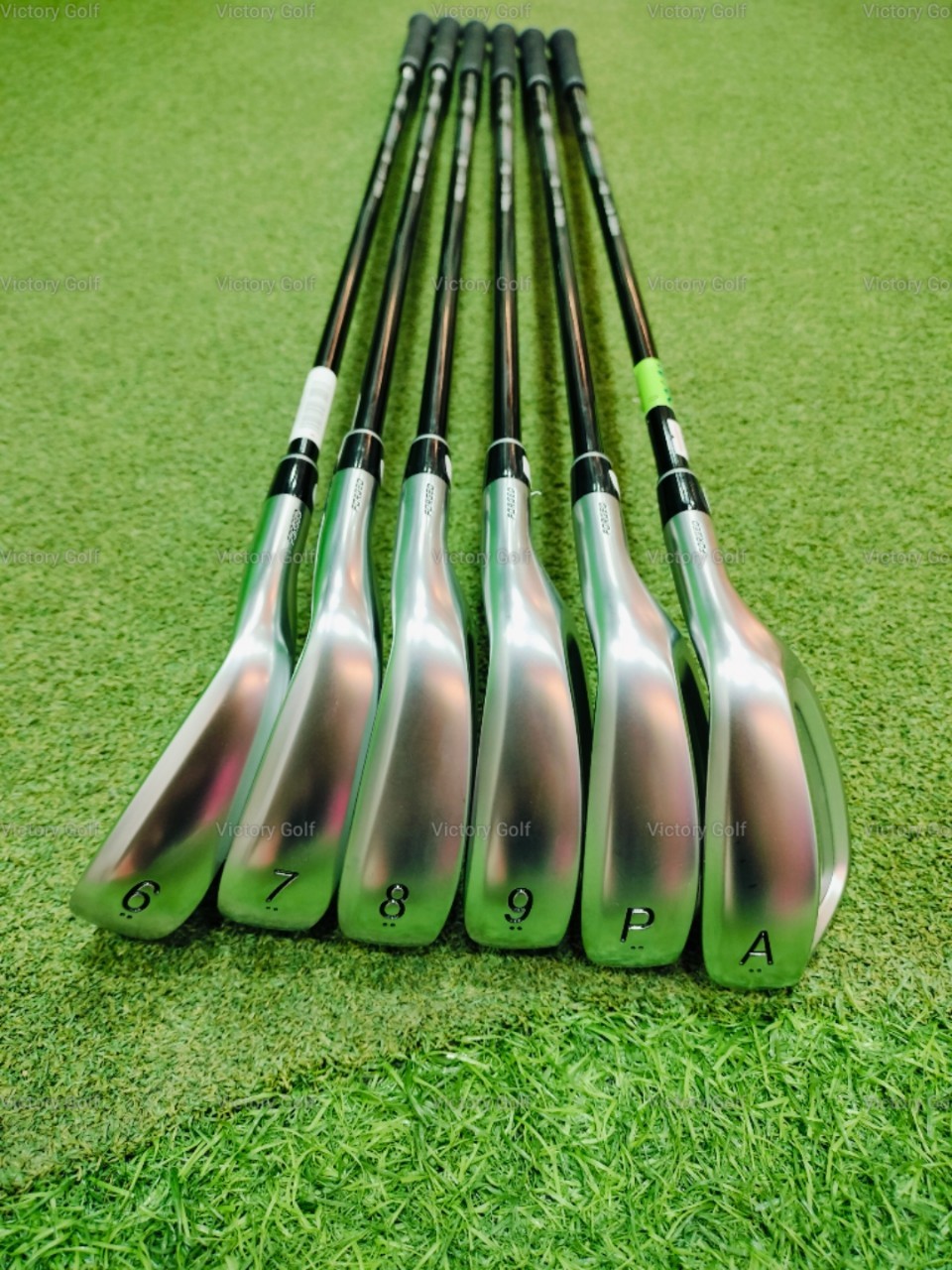 Iron set PRGR 04 Forged 6-9, Pw, Aw ( MCI/ S/ TQ: 3.0 ) 60g. 6 pcs. ปี2024