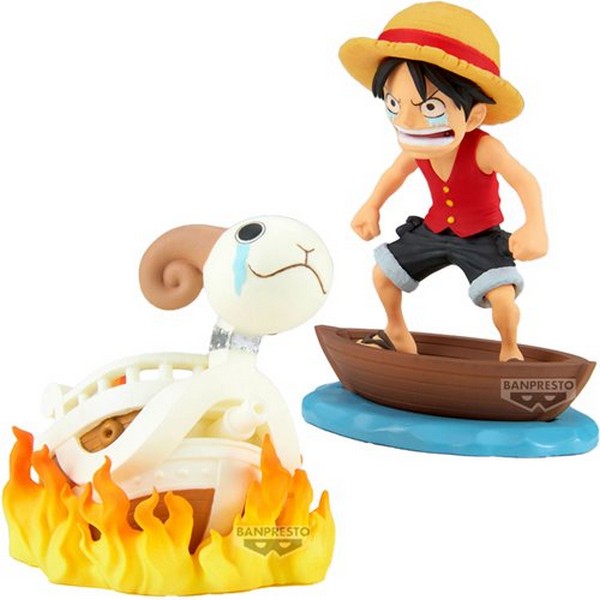 Banpresto WCF One Piece World Collectable Figure Log Stories - Monkey D. Luffy & Going Merry 4983164289282 (Figure)