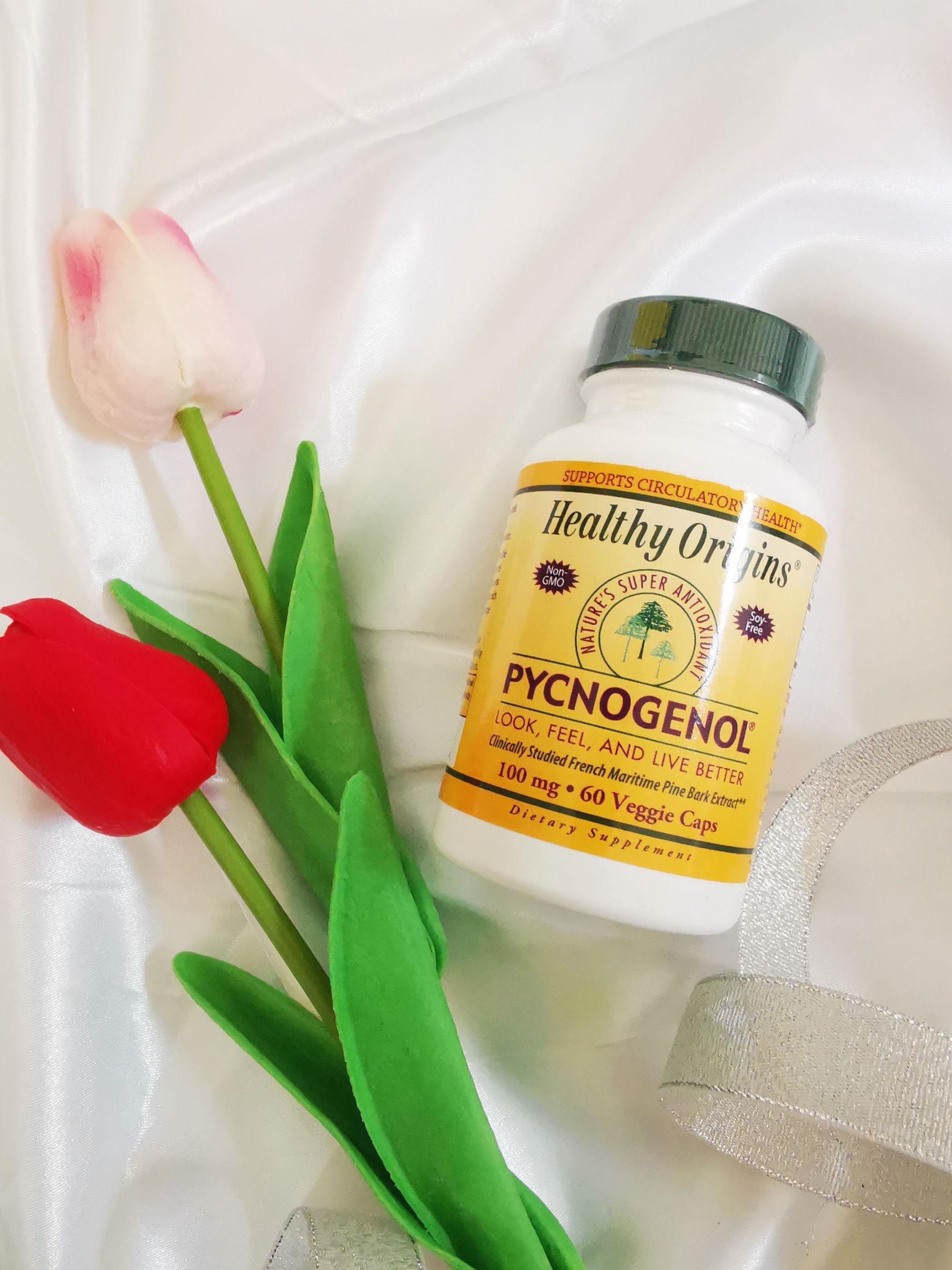 Healthy Origins Pycnogenol 100 mg 60 Veggie Caps